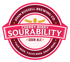 John Russell Brewing Co Label Cherry Berry Sourability